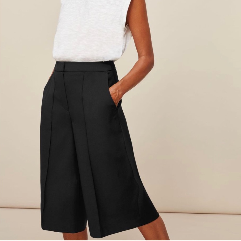 Black Short Culottes